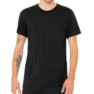 Bella Canvas unisex black shirt, Blank shirt